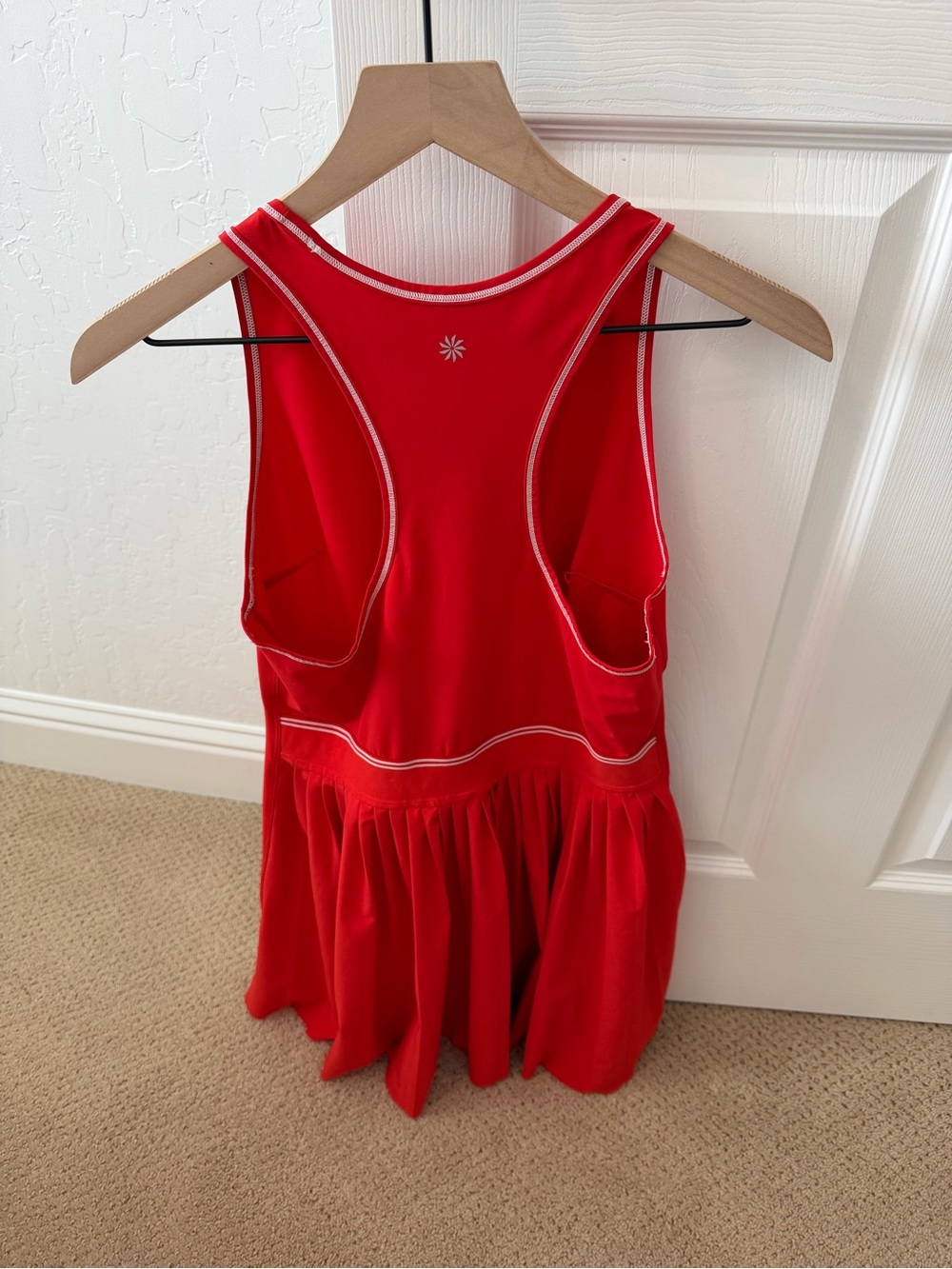 Athleta Match Point Red Racerback Active Dress
